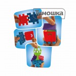 diskont-line.ru Конструктор  ТИМОШКА Kids "Дворик" 40дет. в контейнере 2л  (054)
